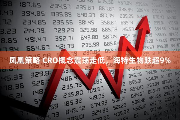 凤凰策略 CRO概念震荡走低，海特生物跌超9%
