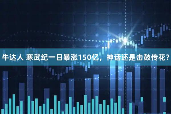 牛达人 寒武纪一日暴涨150亿，神话还是击鼓传花？