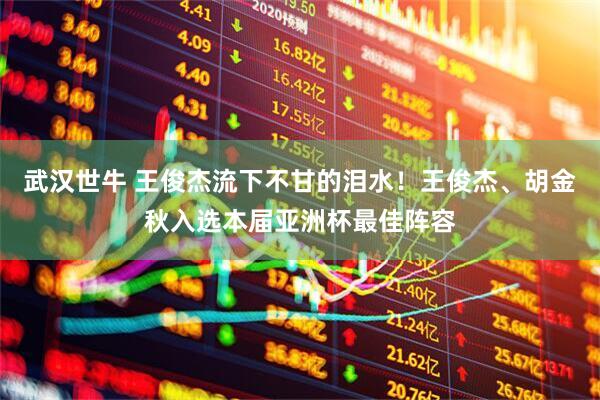 武汉世牛 王俊杰流下不甘的泪水！王俊杰、胡金秋入选本届亚洲杯最佳阵容